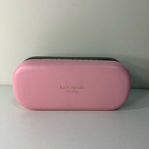 Kate Spade Pink and Green Glasses Case